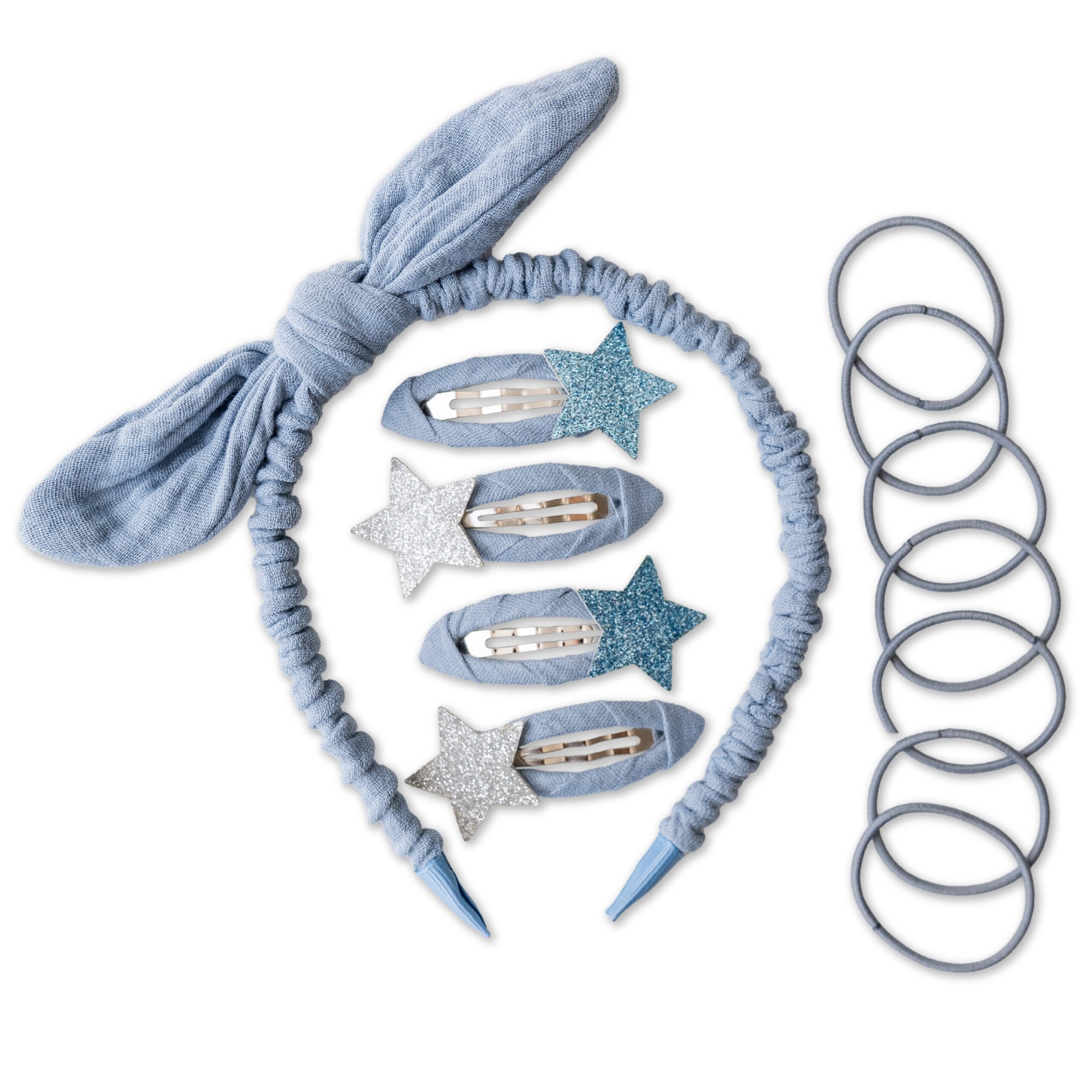 Musselin Haar-Accessoires Set – Förderung von Selbstständigkeit und Kreativität