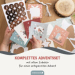 Individueller Rubbel-Adventskalender zum kreativen Gestalten – Bild 2