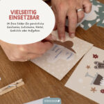 Individueller Rubbel-Adventskalender zum kreativen Gestalten – Bild 4