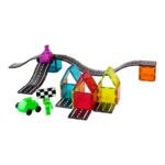 Magna-Tiles® Downhill Duo Set – Magnetisches Konstruktionsspiel für Fahrzeuge – Bild 4