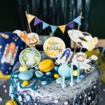 Kuchenstecker-Set Astronaut: Dekoration für Kindergeburtstage in Kitas – Bild 2