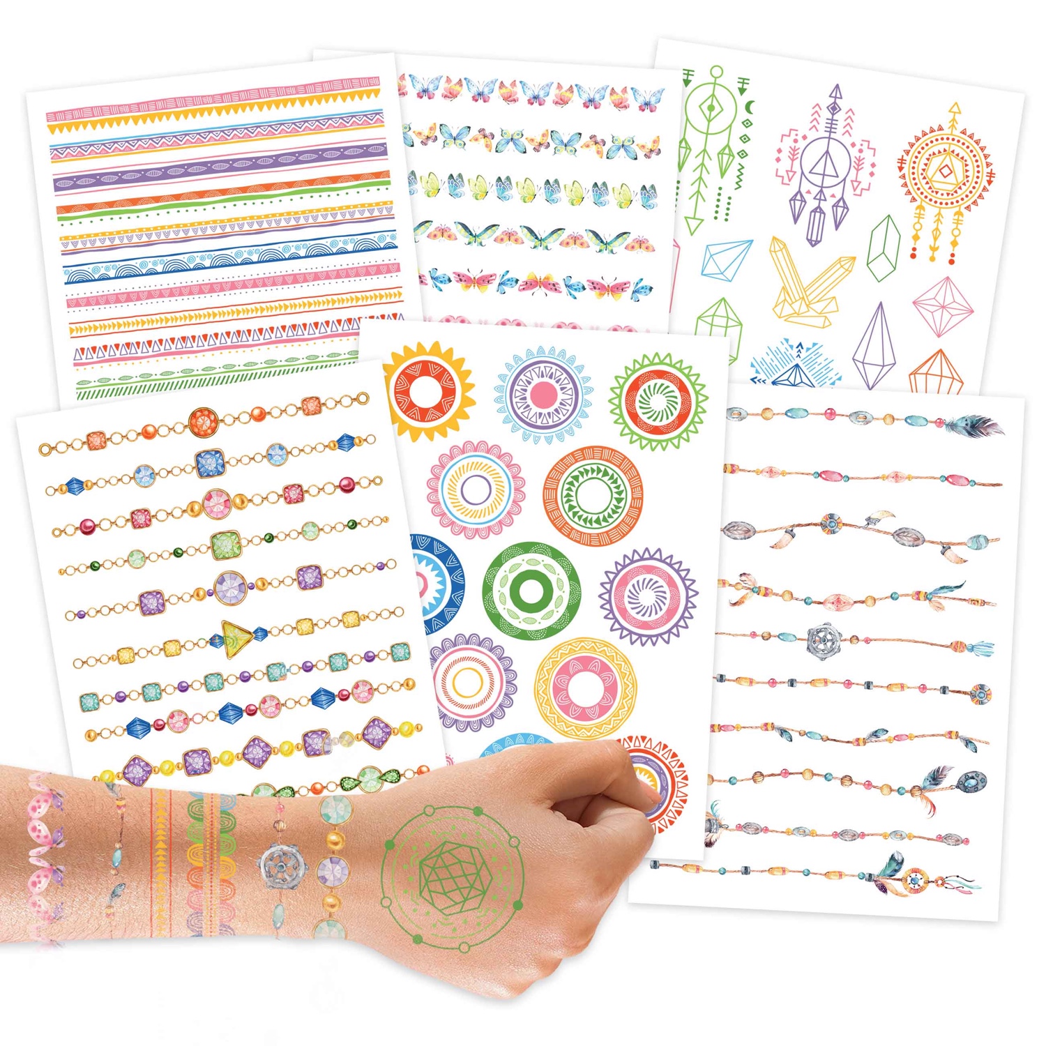 Metallic Tattoos – Kreative Schmuckelemente für Kinder
