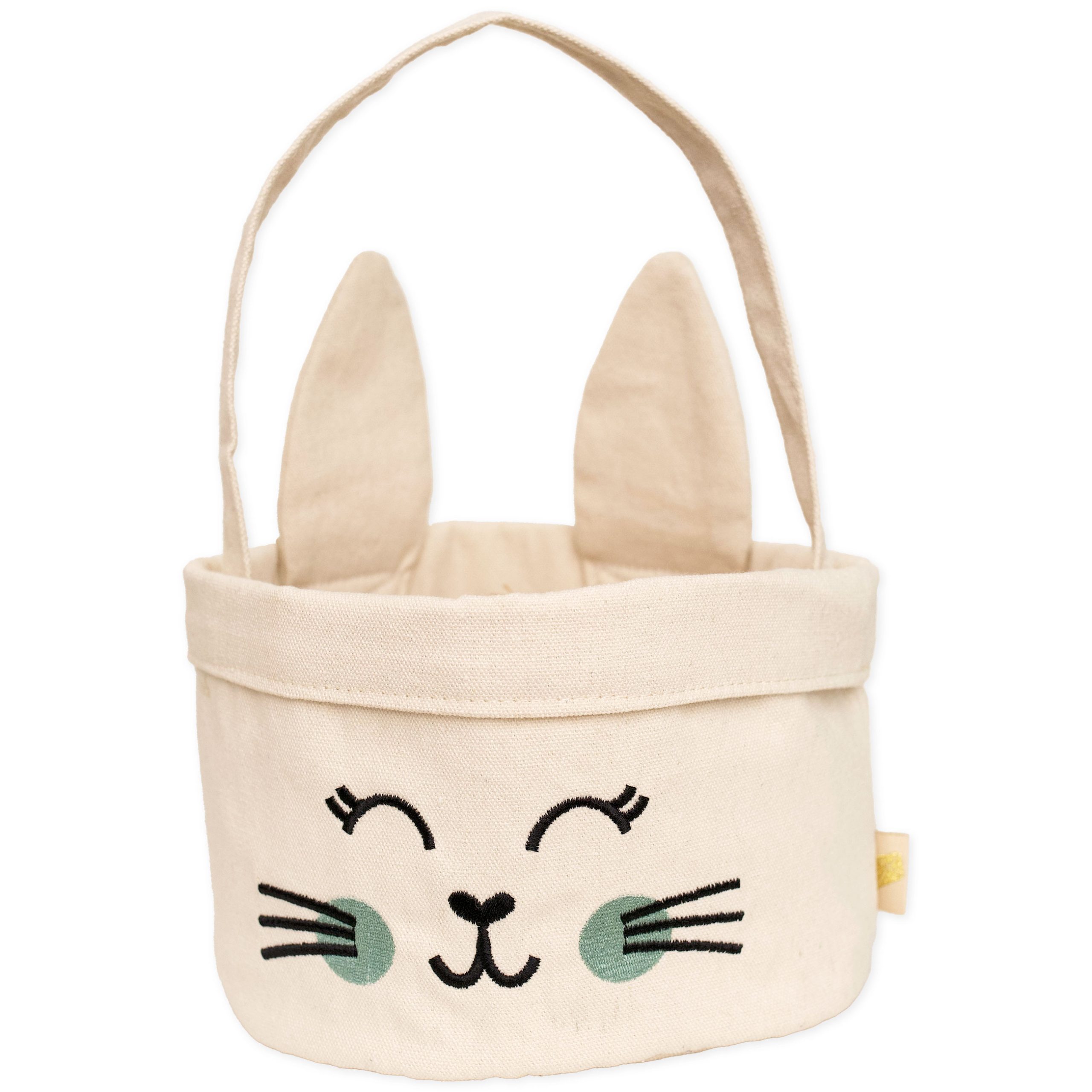 Osterkorb Hase Canvas Mint Set – Für Rituale und kreatives Gestalten