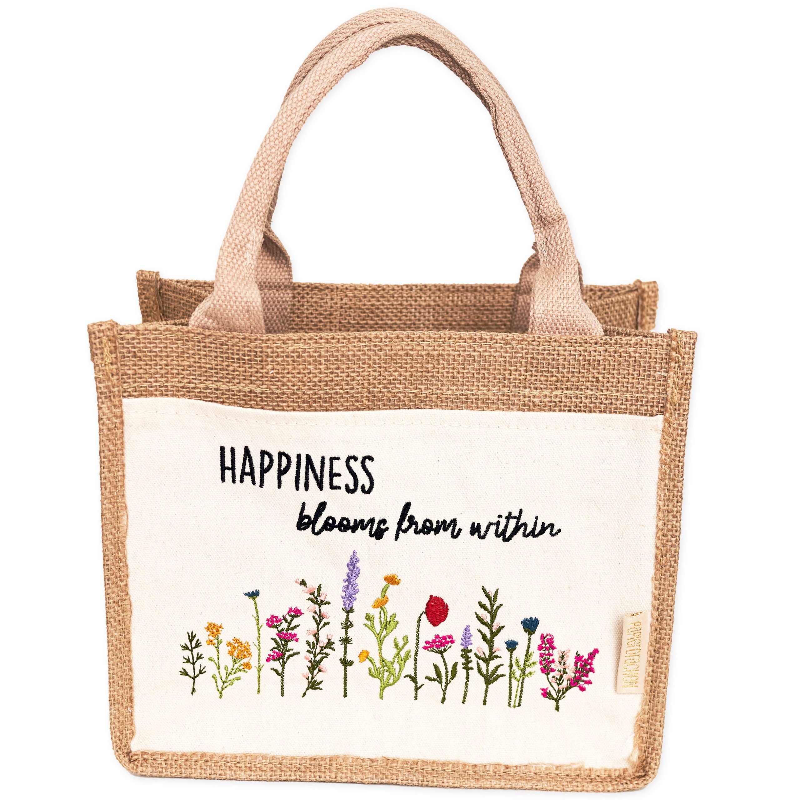 Jutetasche Frühlingswiese: Praktische Aufbewahrung und Naturerfahrung