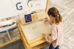 Sandwanne mit Glasboden für kreatives Gestalten und Feinmotorik – Bild 22