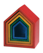 Regenbogen-Häuschen: Kreatives Bauen und Gestalten für Kleinkinder