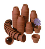 Mini-Tontöpfe Set für kreatives Gestalten und Naturerfahrungen