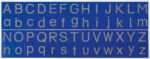Tastplatten ABC Grossbuchstaben: Multisensorisches Lernen des Alphabets – Bild 4
