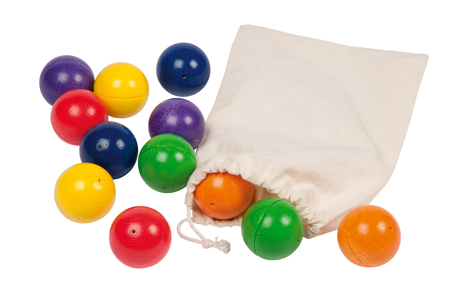 Klingende Holzkugeln: Auditiver Spielspass für die frühkindliche Bildung