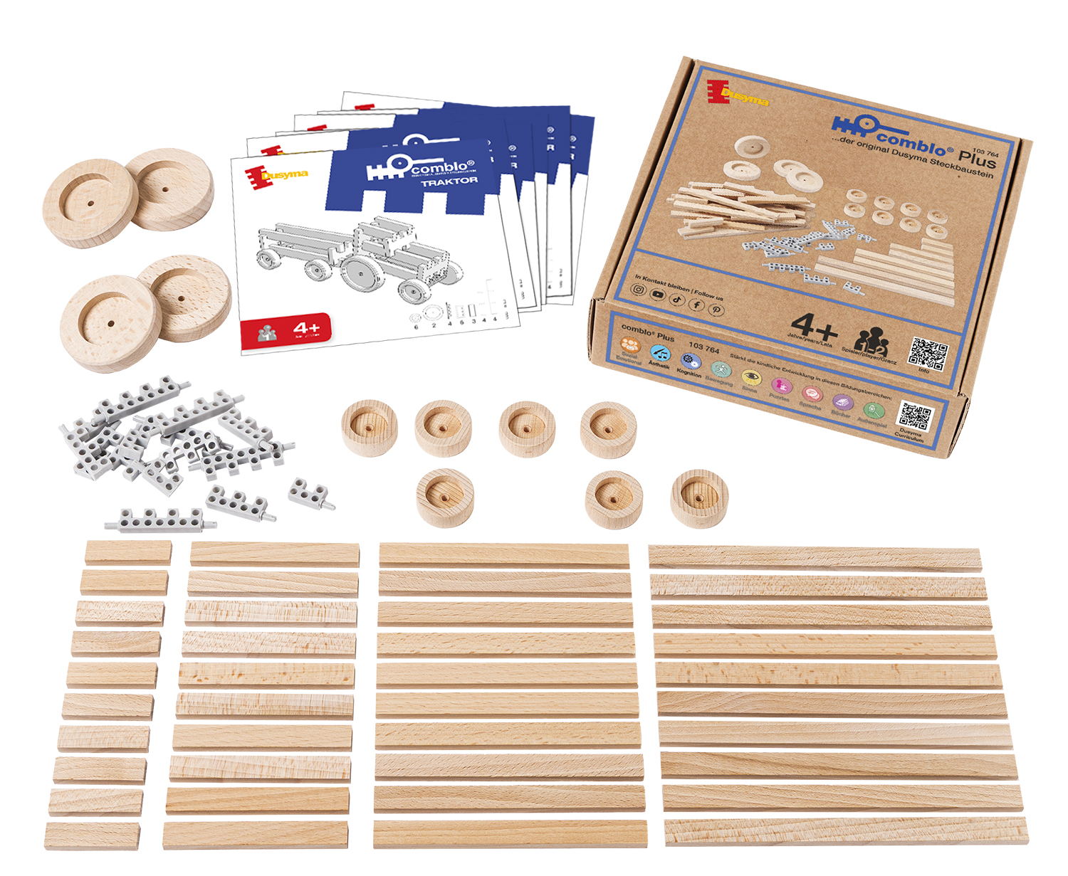 Dusyma comblo® Plus Citringelb 100: Konstruktionserweiterung für Feinmotorik