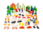 Landschaftsspiel-Set: Kreatives Gestalten und Bauen mit Holz für Kita und Kindergarten – Bild 3