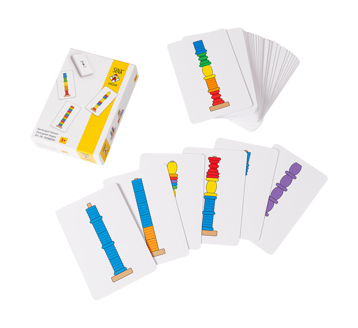 Kartenspiel Formen: Spielerische Förderung von Auge-Hand-Koordination und Mathematik