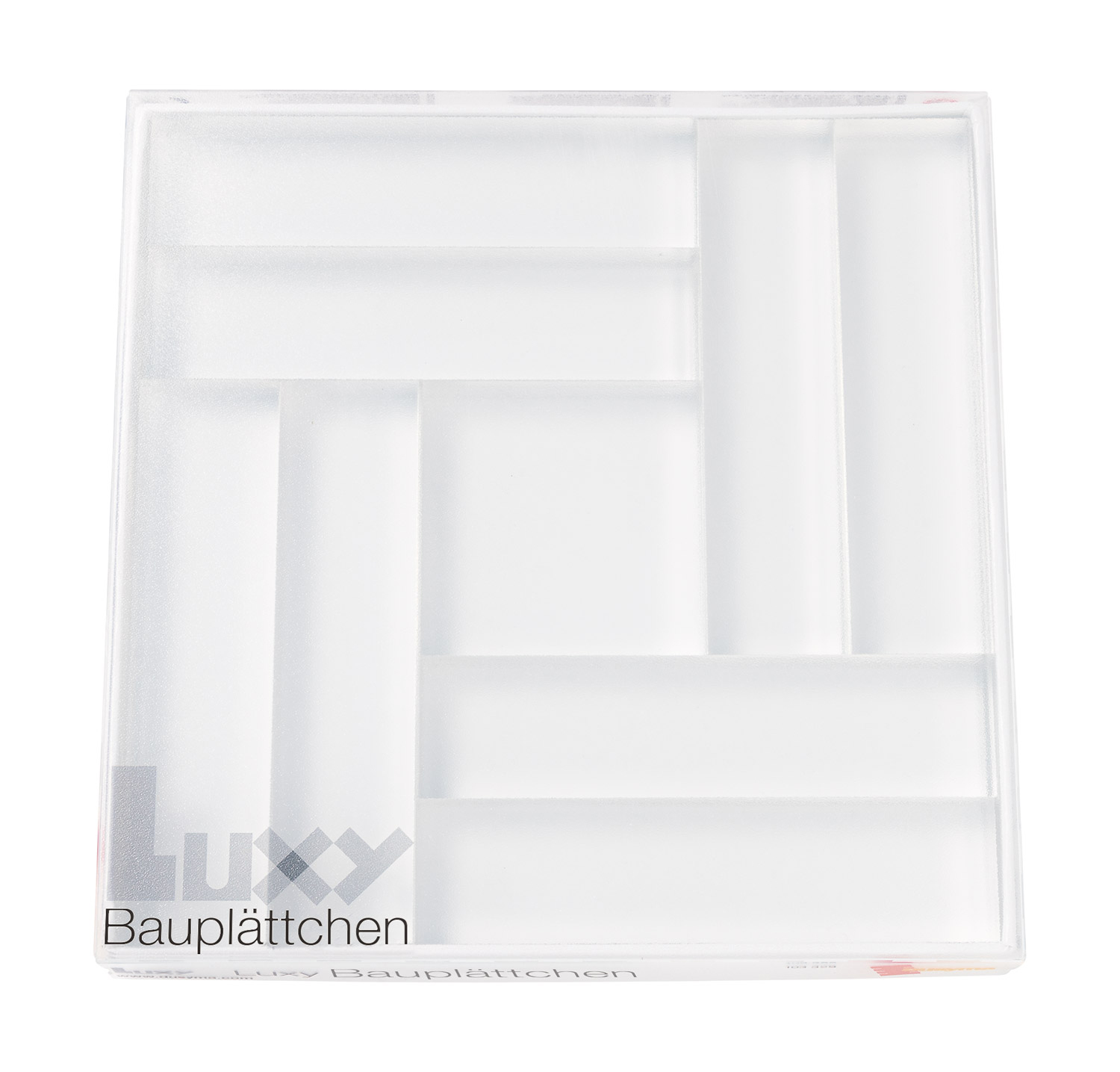 Luxy Bauplättchen: Transparentes Konstruktionsmaterial für kreative Bauwerke