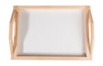 Tablett mit transparentem Boden für kreatives Gestalten und Materialorganisation – Bild 3