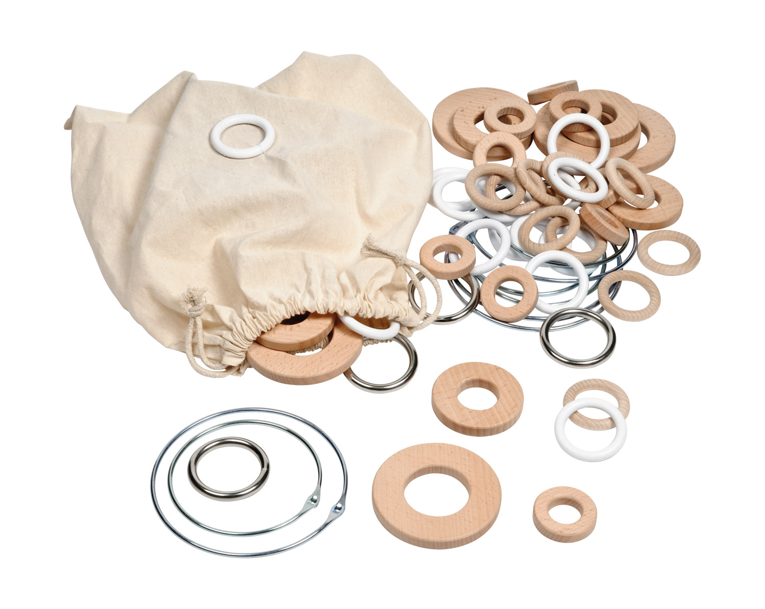 Ring-Set für heuristisches Spiel: Förderung von Feinmotorik und Sinneswahrnehmung