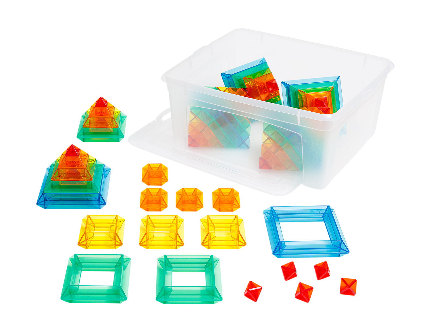 Sakkaro Bausteine Set – Kreatives Konstruieren mit Licht und Farbe