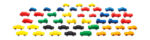 Mini-Autos aus Hartholz (45 Stück) für Freispiel und Motorik – Bild 2