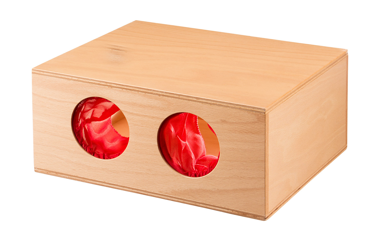 Fühlkasten aus Holz: Tastsinn und Feinmotorik entdecken