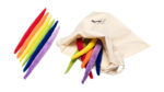 Stoffzipfel Regenbogen: Sensorische Förderung und Sprachanlässe