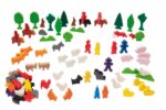 Heimische Tiere II – Figurenset aus Holz für Rollenspiele