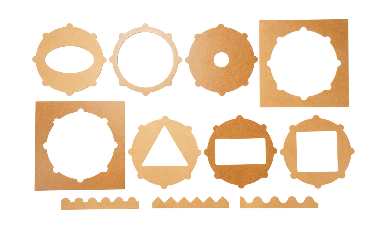 Malschablonen Set A3: Kreatives Gestalten mit Mandalas und Ornamenten