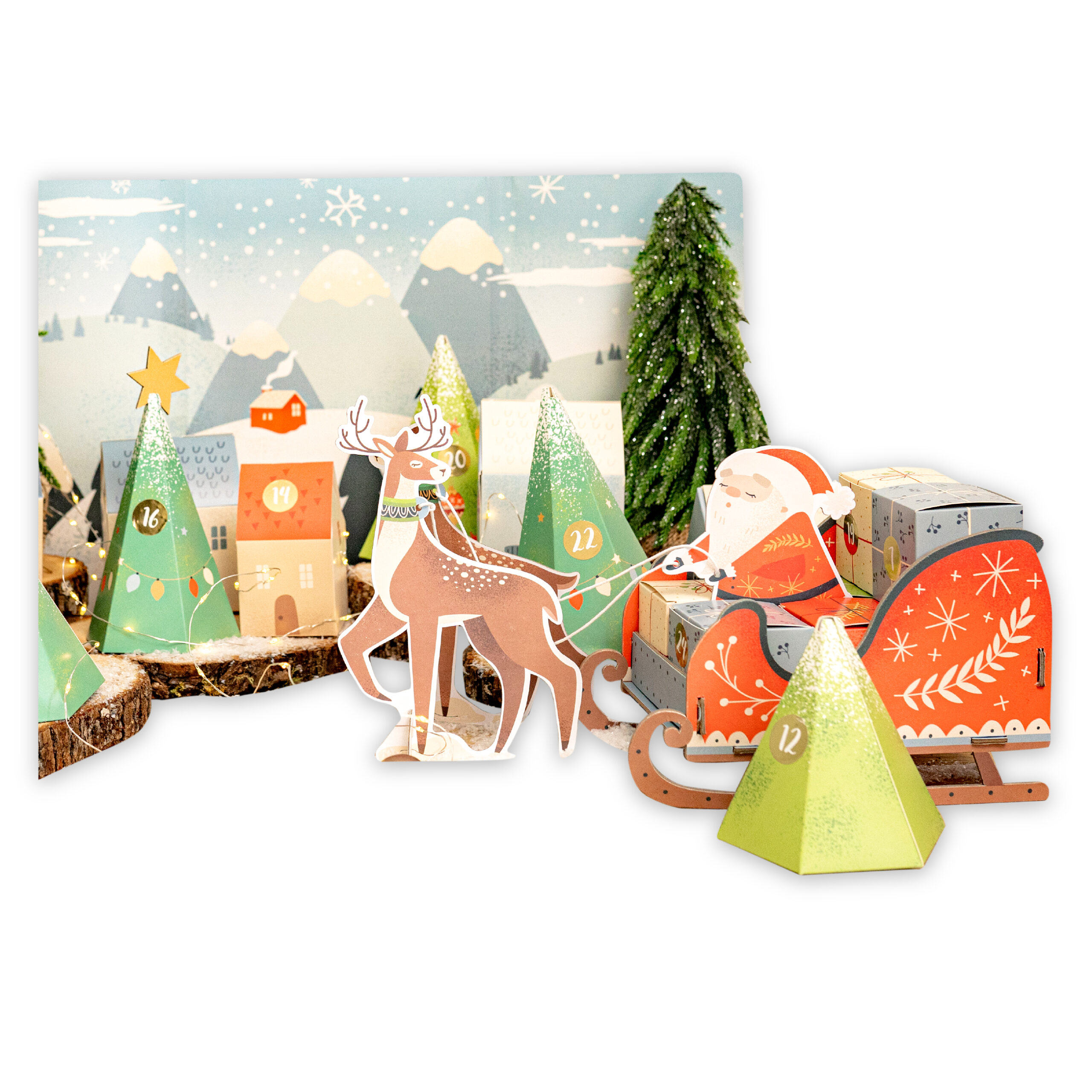 Adventskalender Weihnachtsschlitten: Kreatives Gestalten für die Weihnachtszeit