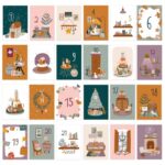 Karten Adventskalender zum kreativen Gestalten und Zählen – Bild 2