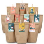Adventskalender Tütenset zum kreativen Gestalten in der Vorweihnachtszeit