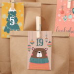 Adventskalender Tütenset zum kreativen Gestalten in der Vorweihnachtszeit – Bild 4