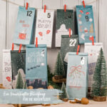DIY Adventskalender-Set zum kreativen Gestalten in Blau – Bild 2