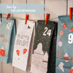 DIY Adventskalender-Set zum kreativen Gestalten in Blau – Bild 3
