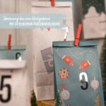 DIY Adventskalender-Set zum kreativen Gestalten in Blau – Bild 4