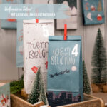 DIY Adventskalender-Set zum kreativen Gestalten in Blau – Bild 5
