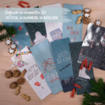 DIY Adventskalender-Set zum kreativen Gestalten in Blau – Bild 6