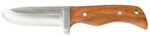 Fährtenmesser mit Holzgriff und Lederscheide für Naturerlebnisse – Bild 2