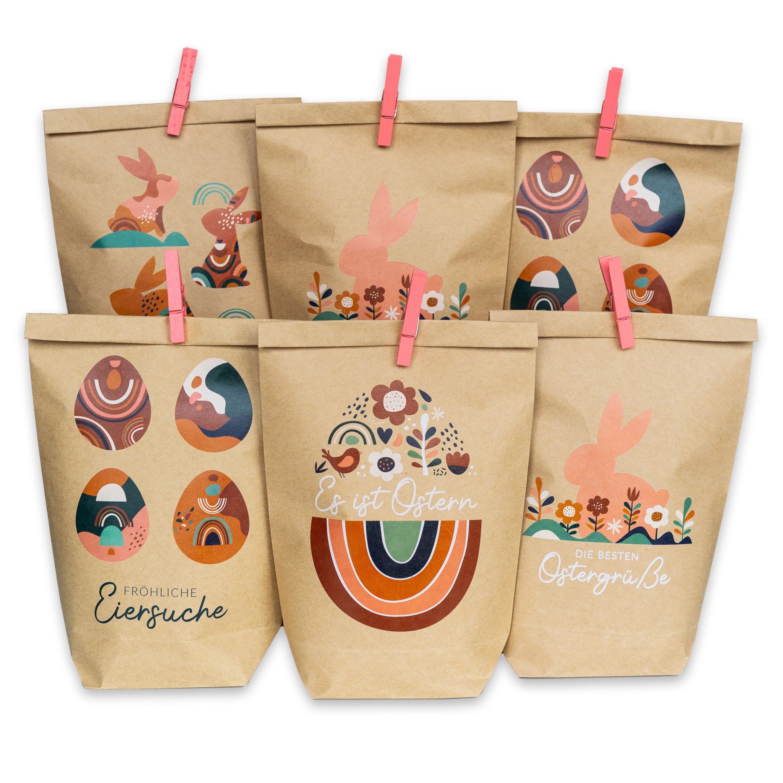 Oster-Geschenktüten Boho – Kreatives Gestalten für Kindergruppen