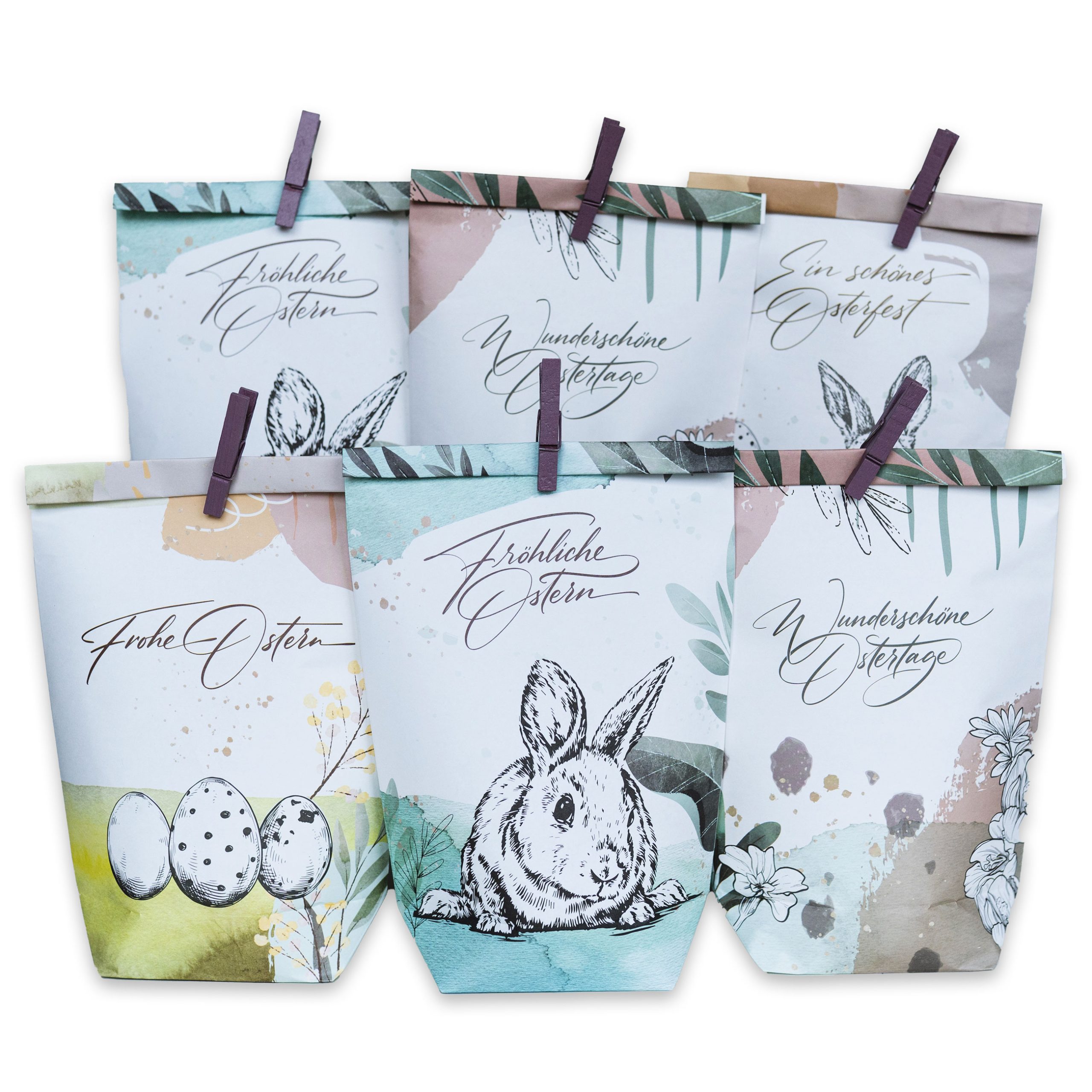 Oster-Geschenktüten-Set für kreatives Gestalten und soziale Anlässe