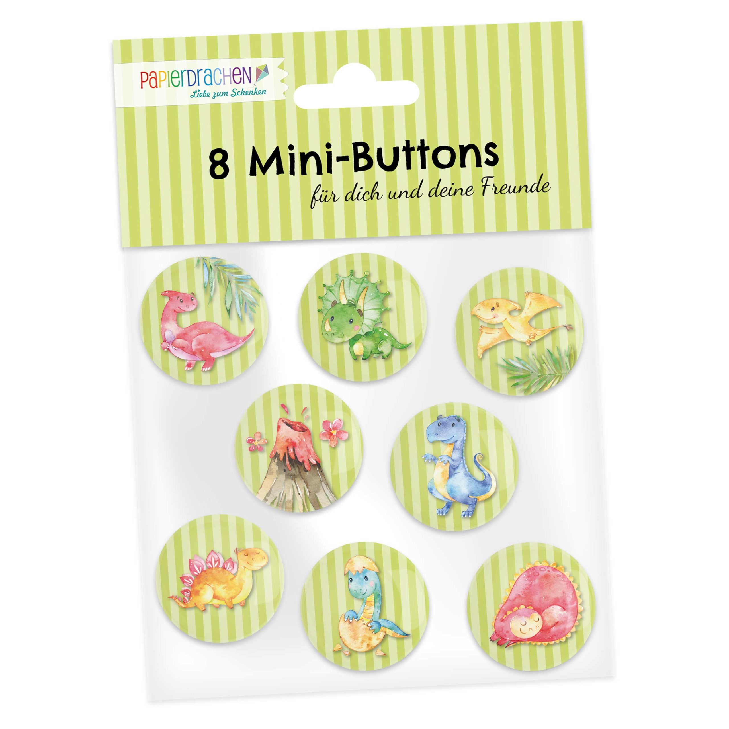 Mini Buttons Dinos: Kreative Gestaltungselemente für Kinder