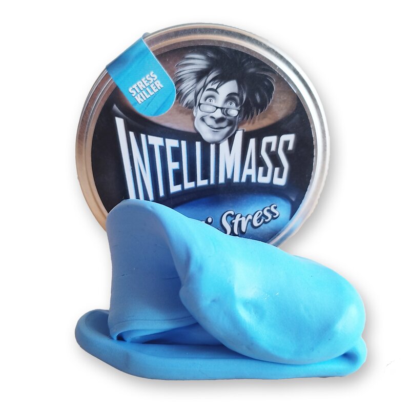 IntelliMass Anti-Stress Knete Blau – Förderung von Feinmotorik und Entspannung