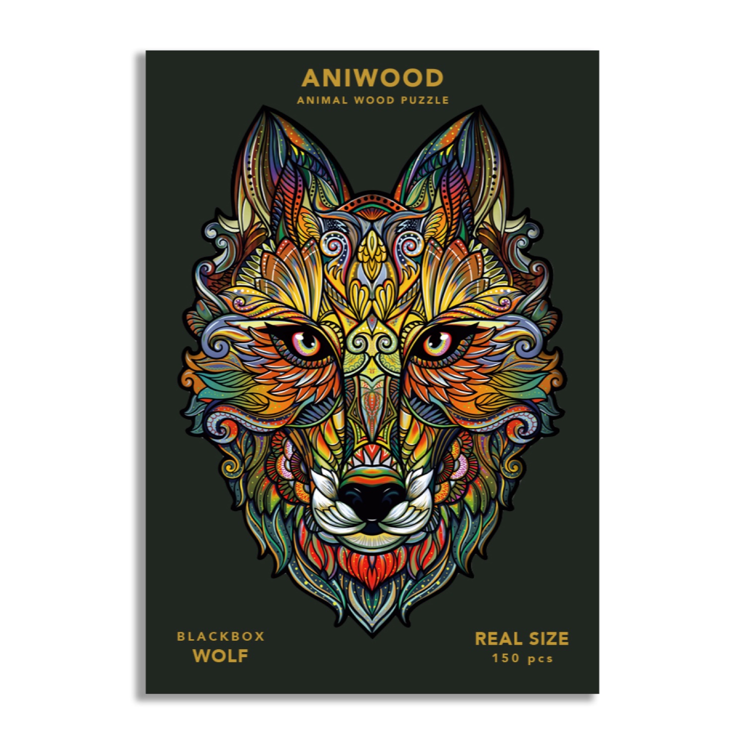 Aniwood Holzpuzzle Wolf: Förderung von Feinmotorik und Logik
