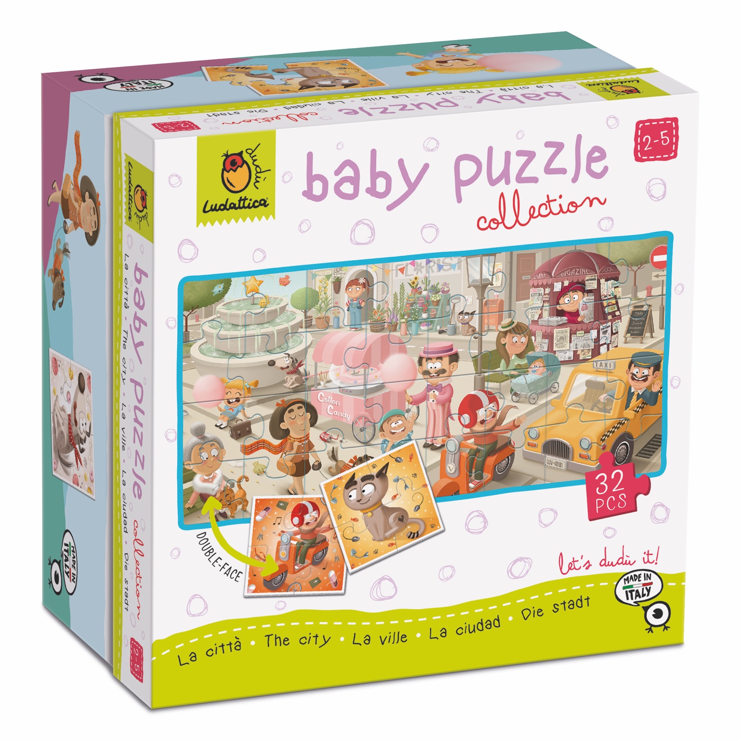 Baby Puzzle Stadt: Feinmotorik und Sprachförderung für Kleinkinder