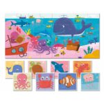 Baby Puzzle Meer: Feinmotorik und Wortschatz rund um die Unterwasserwelt – Bild 2