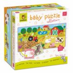 Baby Puzzle Bauernhof: Feinmotorik und Wortschatz für Kleinkinder