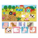 Baby Puzzle Bauernhof: Feinmotorik und Wortschatz für Kleinkinder – Bild 2