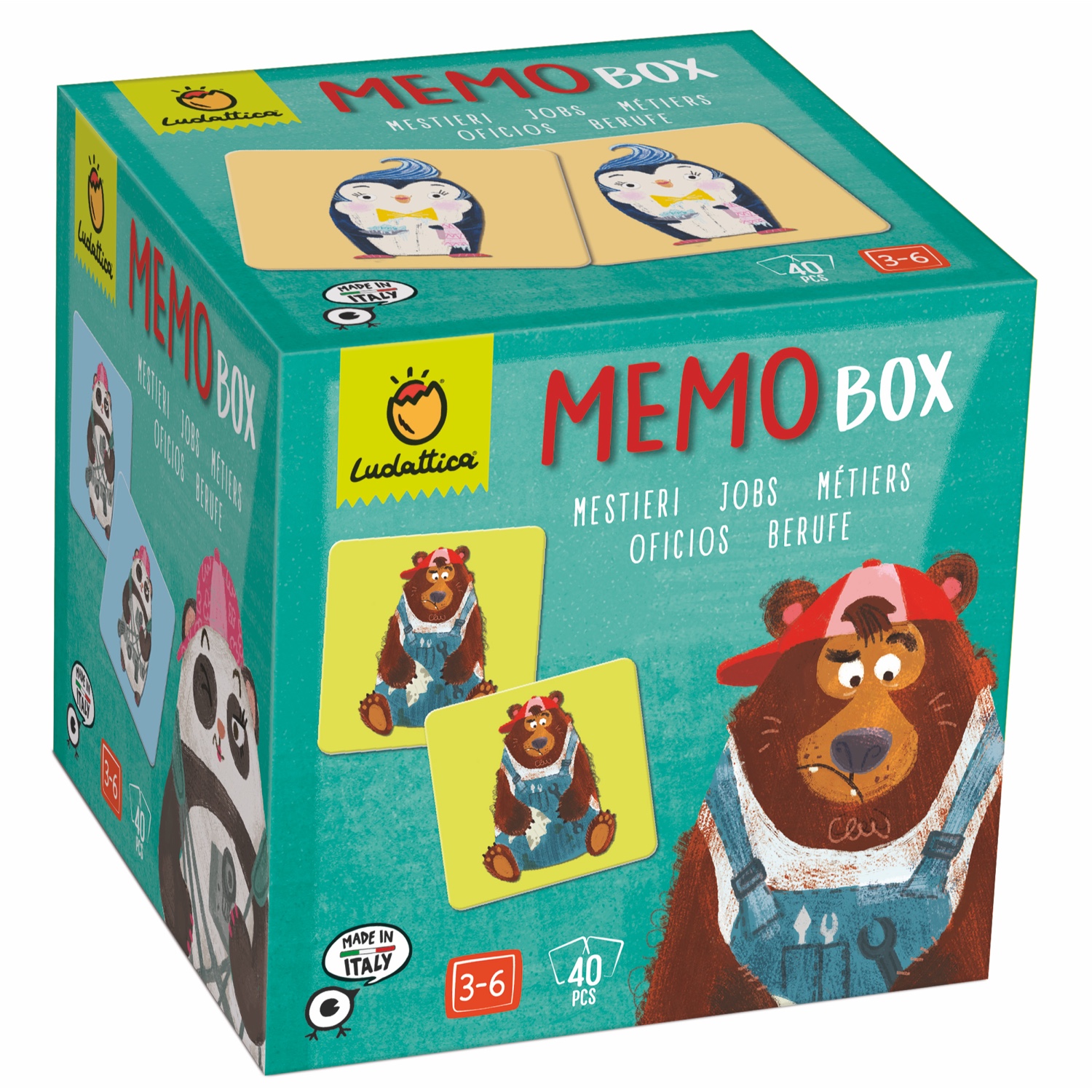 MemoBox Berufe: Gedächtnisspiel zur Förderung von Sprache und Kognition