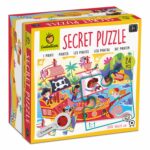 Secret Puzzle Piraten: Entdeckungsreise mit Spionageglas für Kita und Kindergarten