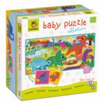Baby Puzzle Dinosaurier: Feinmotorik und visuelle Wahrnehmung