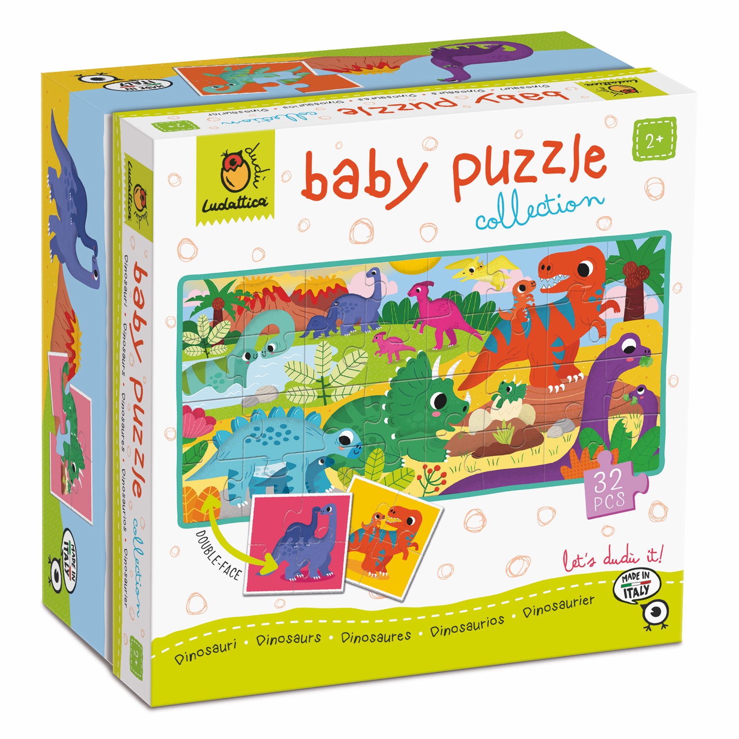 Baby Puzzle Dinosaurier: Feinmotorik und visuelle Wahrnehmung