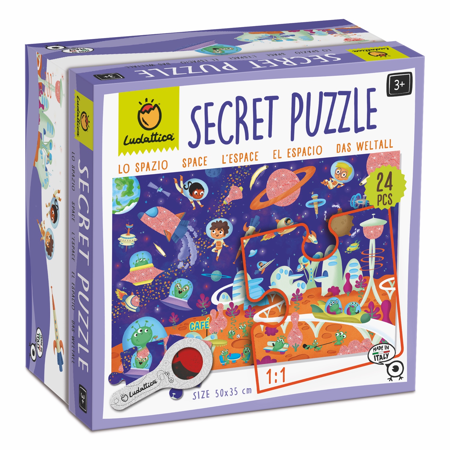 Secret Puzzle Weltall: Entdeckungsreise mit Spionageglas