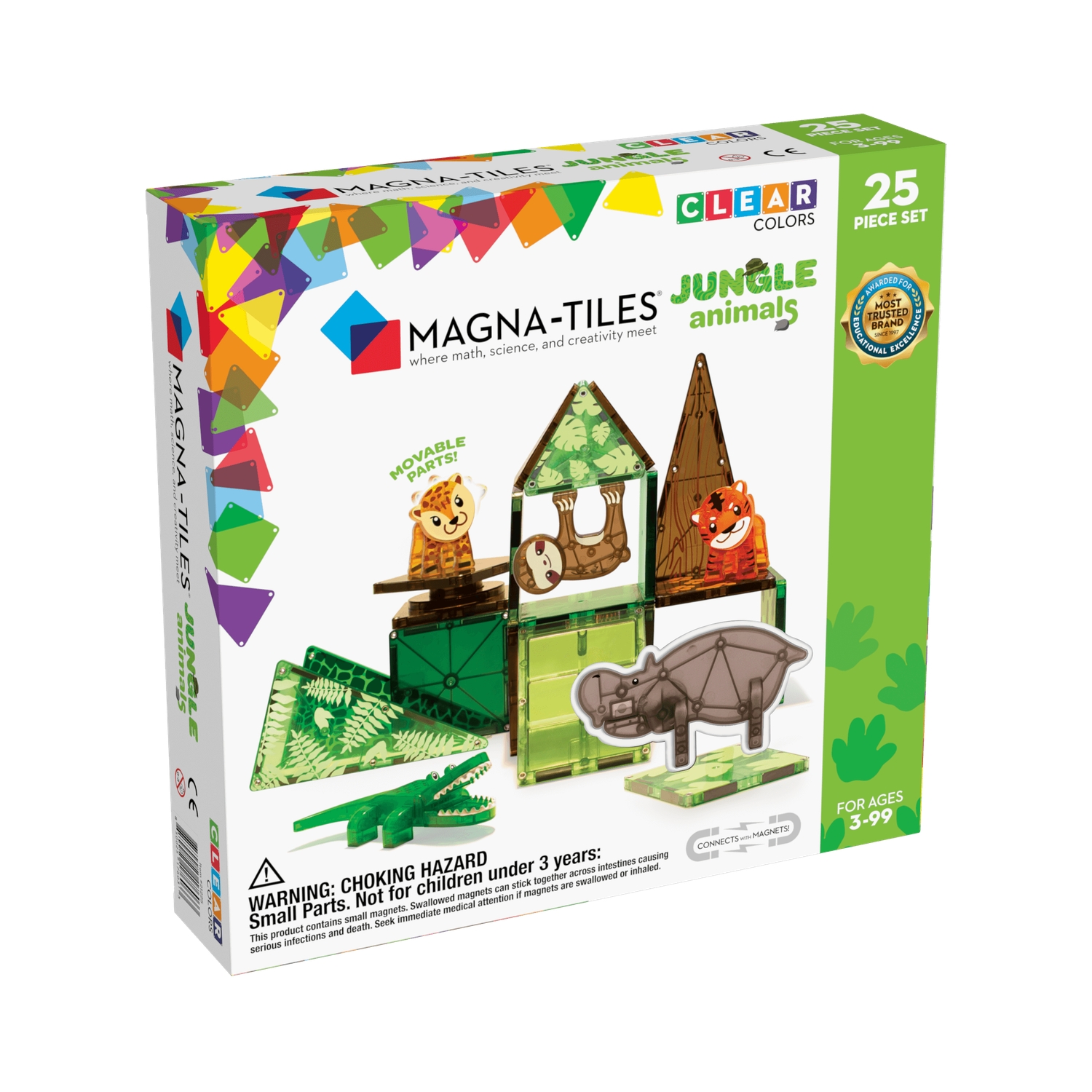 Magna-Tiles® Dschungel-Tiere Set: Kreatives Bauen und Naturerfahrung
